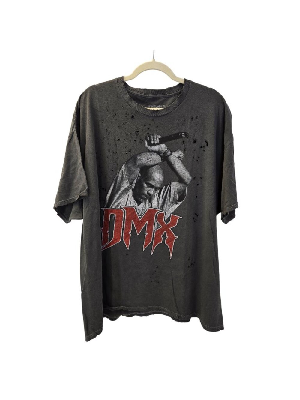 NWOT DMX Intentionally Distressed Licensed Band Concert Tee Size 2XL